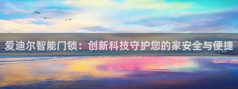开丰娱乐日：爱迪尔智能门锁：创新科技守护您的家安全与便捷