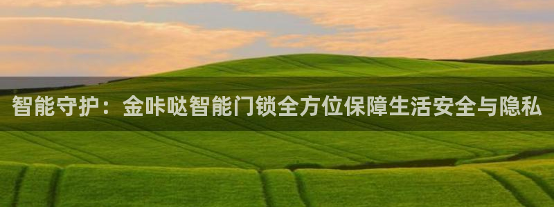 开丰娱乐寸67五壹叁八：智能守护：金咔哒智能门锁全方位保障生