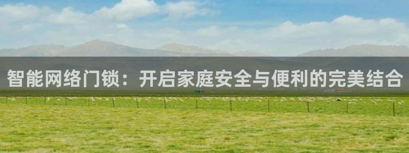 开丰娱乐主管：智能网络门锁：开启家庭安全与便利的完美结合