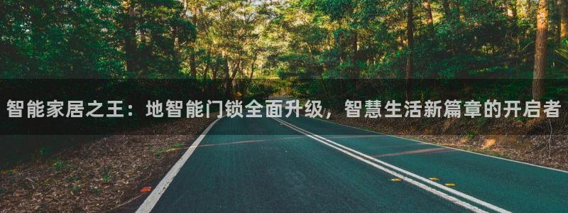 开丰娱乐注册电7O777：智能家居之王：地智能门锁全面升级，