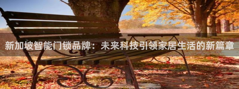 开丰娱乐优七九九47：新加坡智能门锁品牌：未来科技引领家居生