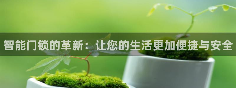 开丰娱乐天：智能门锁的革新：让您的生活更加便捷与安全