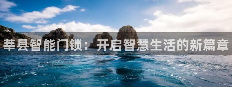 开丰娱乐登入地址是什么：莘县智能门锁：开启智慧生活的新篇章