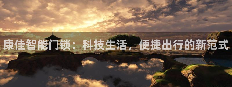 开丰娱乐乙833_43：康佳智能门锁：科技生活，便捷出行的新