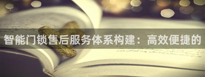开丰娱乐官网平台下载：智能门锁售后服务体系构建：高效便捷的
