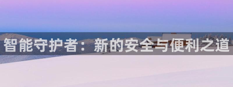 开丰娱乐地址查询：智能守护者：新的安全与便利之道