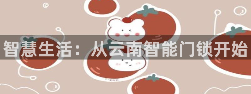开丰娱乐天：智慧生活：从云南智能门锁开始