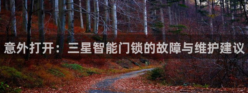 开丰娱乐姜333OO：意外打开：三星智能门锁的故障与维护建议