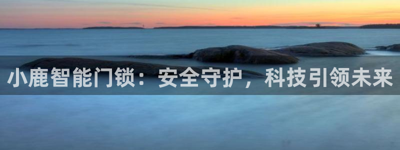 开丰娱乐前：小鹿智能门锁：安全守护，科技引领未来